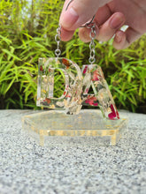 Load image into Gallery viewer, [Saku Collection] Resin Name Initial Keychain (Double)
